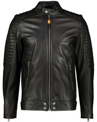 DIESEL L-shiro Biker Black Leather Jacket