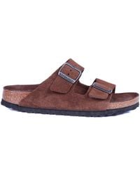 Birkenstock - Arizona Sfb Carafe Tonal, Suede Leather, S - Lyst