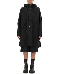 Jil Sander - Hooded Cotton Parka - Lyst