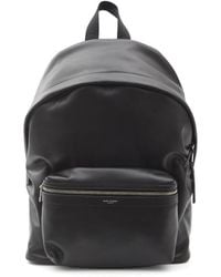 Saint Laurent - City Backpack 31X41X22Cm - Lyst