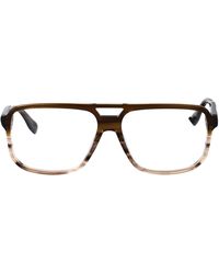 KARL LAGERFELD - Striped Acetate Glasses - Lyst