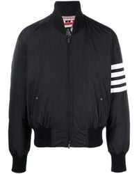 Thom Browne - Bomber Jacket Met 4 Stripe -details - Lyst