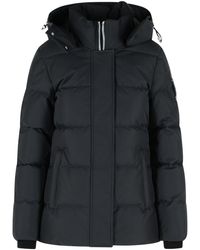 Moose Knuckles - 'cloud 3 Q' Zwart Nylon Donsjack - Lyst