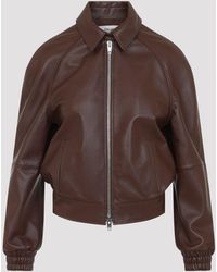 Celine - Lamb Leather Jacket - Lyst