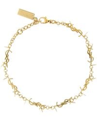 Saint Laurent - Pulsera con múltiples dijes 'Cassandre' de - Lyst