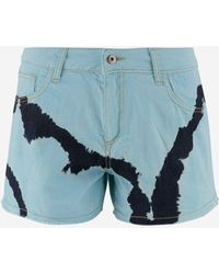 DON'T @ ME - Cotton Shorts With Tie Dye Print - Lyst