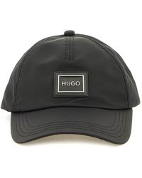 HUGO - Baseball Cap Met Logo -patch - Lyst
