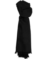 Saint Laurent - Monogram Sciarpe Nero - Lyst