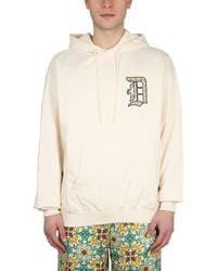 Drole de Monsieur - Hooded Sweatshirt With Logo - Lyst