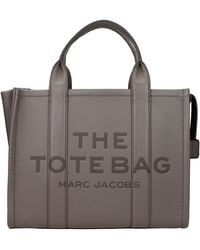 Marc Jacobs - Handbags The Tote Bag Leather/Cement - Lyst