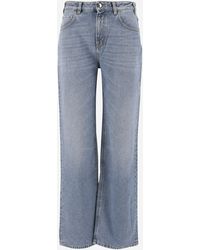 Chloé - Rechte Been Denim Jeans - Lyst