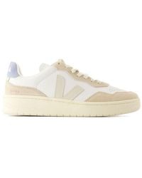 Veja - V 90 Sneaker Leder extra weiß - Lyst
