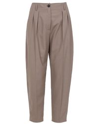 Erika Cavallini Semi Couture - Hosen Beige - Lyst