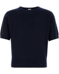 Jil Sander - Midnight Blue Wool Blend Sweater - Lyst