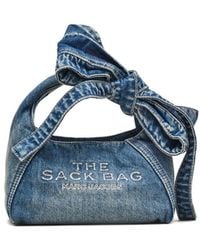 Marc Jacobs - The Mini Sack Denim Handbag - Lyst