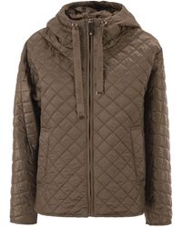 Max Mara - Mtcgiorno Gewatteerd Gewatteerd Jack Van Waterafstotende Stof - Lyst