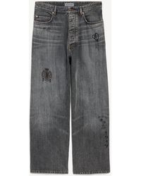 Balenciaga - Tattoo Baggy Pants - Lyst