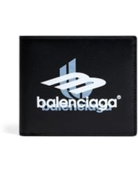Balenciaga - Portemonnaie mit Logo-Print - Lyst
