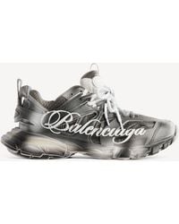 Balenciaga - Track Stencil Logo Sneaker - Lyst