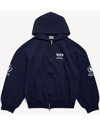 Balenciaga - Wfp Regular Zip-up Hoodie - Lyst