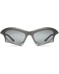 Balenciaga - Bat Rectangle Sunglasses - Lyst