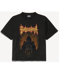 Balenciaga - Sacré Caur Medium Fit T-Shirt - Lyst