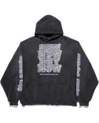 Balenciaga - Snbn hoodie large fit - Lyst