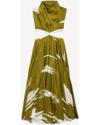 Balenciaga - Brush Scratch Cut-Out Dress - Lyst
