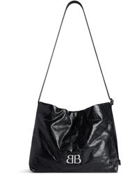 Balenciaga - Monaco East-West Hobo Bag Small - Lyst