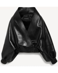 Balenciaga - Wrap Jacket - Lyst