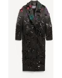 Balenciaga - Spotlight Flowers Maxi Coat - Lyst