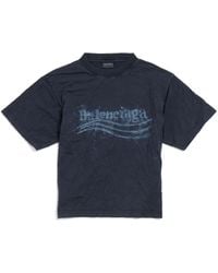 Balenciaga - Camiseta Washed Crayon Political Medium Fit - Lyst