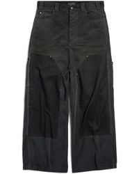 Balenciaga - Pantalón Baggy Ripped Off - Lyst