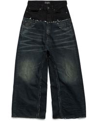 Balenciaga - Cut-up baggy Pants - Lyst