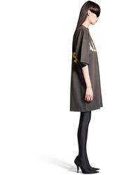 Balenciaga - Tape Type T-shirt Dress - Lyst