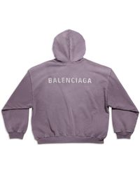 Balenciaga - Back Hoodie Medium Fit - Lyst