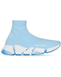 Balenciaga Synthetic Speed 2.0 Clear Sole Recycled Knit Sneaker in 
