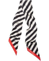 Balenciaga - Diagonal Stripes Scarf - Lyst