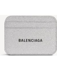 Balenciaga - Cash Card Holder Sparkling Fabric - Lyst