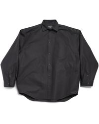 Balenciaga - Outerwear hemd large fit - Lyst