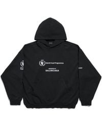 Balenciaga - Wfp hoodie medium fit - Lyst