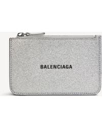 Balenciaga - Cash Long Coin And Card Holder Large Sparkling Fabric - Lyst