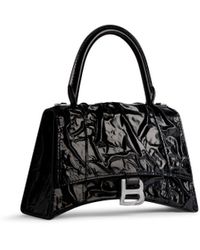 Balenciaga - Hourglass Small Handbag Crushed Effect - Lyst