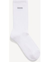 Balenciaga - Logo Socks - Lyst