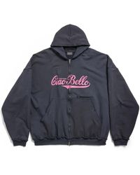 Balenciaga - Ciao Bello Pulled Hoodie Large Fit - Lyst