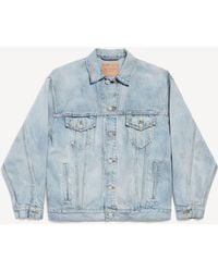 Balenciaga - Denim Jacket Regular Fit - Lyst