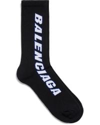 Balenciaga - Calzini Tilted Typo - Lyst