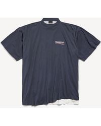 Balenciaga - Political Campaign Double T-Shirt - Lyst