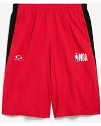 Balenciaga - Nba Collaboration Tracksuit Shorts - Lyst