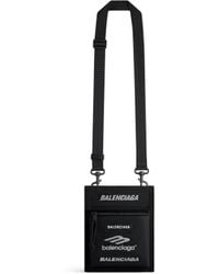 Balenciaga - Explorer Small Pouch With Strap - Lyst